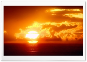 Marvelous Sunset Beach Ultra HD Wallpaper for 4K UHD Widescreen desktop, tablet & smartphone