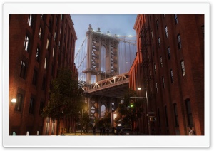 Marvels Spider-Man 2 - Brooklyn Bridge Ultra HD Wallpaper for 4K UHD Widescreen desktop, tablet & smartphone