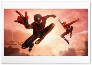 Marvels Spider Man Miles Morales game 4K UHD Wallpaper for Widescreen and UltraWide Desktop, UltraHD TV, Smartphone, Tablet