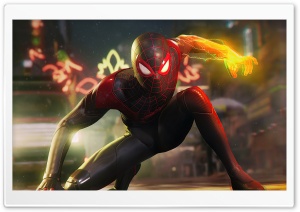 Marvels Spider-Man Miles Morales, VideoGame, Superhero, Superpower 4K UHD Wallpaper for Widescreen and UltraWide Desktop, UltraHD TV, Smartphone, Tablet