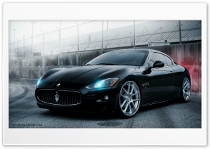 Maserati Black Ultra HD Wallpaper for 4K UHD Widescreen desktop, tablet & smartphone