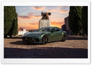 Maserati GranTurismo 2027 Luxury Electric Coupe 4K UHD Wallpaper for Widescreen and UltraWide Desktop, UltraHD TV, Smartphone, Tablet