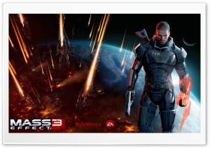 Mass Effect 3 Commander Shepard Male Ultra HD Wallpaper for 4K UHD Widescreen desktop, tablet & smartphone