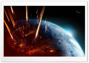 Mass Effect 3 Earth Attack Ultra HD Wallpaper for 4K UHD Widescreen desktop, tablet & smartphone