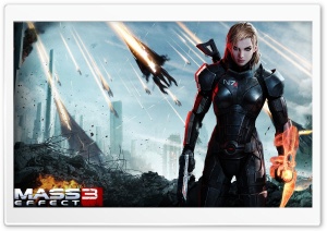 MASS EFFECT 3 FEMALE SHEPARD Ultra HD Wallpaper for 4K UHD Widescreen desktop, tablet & smartphone