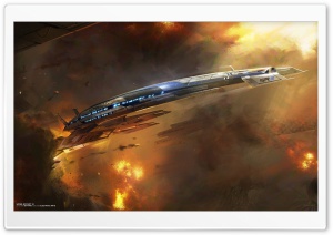Mass Effect 3 Ship Ultra HD Wallpaper for 4K UHD Widescreen desktop, tablet & smartphone