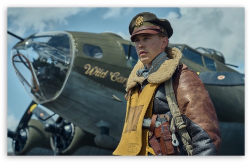 Masters of the Air TV Series, Austin Butler as Major Gale Buck Cleven UltraHD Wallpaper for UHD 16:9 ; HD 16:9 ; UltraWide 21:9 24:10 32:9 32:10 ; Widescreen 16:10 5:3 ; Fullscreen 4:3 5:4 3:2 ; Tablet 1:1 ; Mobile 9:16 9:19.5 9:20 10:16 2:3 3:5 3:4 ; Dual 16:10 5:3 16:9 4:3 5:4 3:2 ;