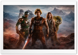 Masters Of The Universe 2026 Movie, He-Man, Teela, Man-At-Arms 4K UHD Wallpaper for Widescreen and UltraWide Desktop, UltraHD TV, Smartphone, Tablet
