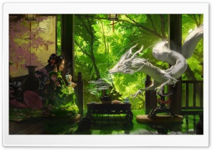 Matcha Ritual 4K UHD Wallpaper for Widescreen and UltraWide Desktop, UltraHD TV, Smartphone, Tablet