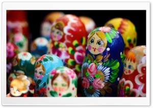 Matryoshka Dolls Ultra HD Wallpaper for 4K UHD Widescreen desktop, tablet & smartphone