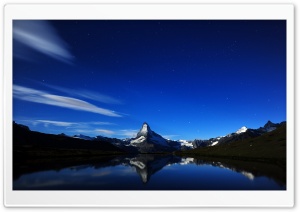 Matterhorn At Night Ultra HD Wallpaper for 4K UHD Widescreen desktop, tablet & smartphone