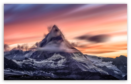 Matterhorn mountain at Sunset UltraHD Wallpaper for Wide 16:10 5:3 Widescreen WHXGA WQXGA WUXGA WXGA WGA ; UltraWide 21:9 24:10 ; 8K UHD TV 16:9 Ultra High Definition 2160p 1440p 1080p 900p 720p ; UHD 16:9 2160p 1440p 1080p 900p 720p ; Standard 4:3 5:4 3:2 Fullscreen UXGA XGA SVGA QSXGA SXGA DVGA HVGA HQVGA ( Apple PowerBook G4 iPhone 4 3G 3GS iPod Touch ) ; Smartphone 16:9 3:2 5:3 2160p 1440p 1080p 900p 720p DVGA HVGA HQVGA ( Apple PowerBook G4 iPhone 4 3G 3GS iPod Touch ) WGA ; Tablet 1:1 ; iPad 1/2/Mini ; Mobile 4:3 5:3 3:2 16:9 5:4 - UXGA XGA SVGA WGA DVGA HVGA HQVGA ( Apple PowerBook G4 iPhone 4 3G 3GS iPod Touch ) 2160p 1440p 1080p 900p 720p QSXGA SXGA ; Dual 4:3 5:4 3:2 UXGA XGA SVGA QSXGA SXGA DVGA HVGA HQVGA ( Apple PowerBook G4 iPhone 4 3G 3GS iPod Touch ) ;