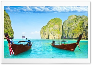 Maya Bay, Thailand Ultra HD Wallpaper for 4K UHD Widescreen desktop, tablet & smartphone