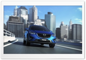 Mazda CX5 Blue Ultra HD Wallpaper for 4K UHD Widescreen desktop, tablet & smartphone