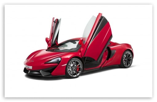 McLaren 540C Supercar Butterfly Doors White Background UltraHD Wallpaper for UHD 16:9 ; HD 16:9 ; UltraWide 21:9 24:10 ; Widescreen 16:10 ; Fullscreen 3:2 ;