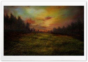Meadow Painting Ultra HD Wallpaper for 4K UHD Widescreen desktop, tablet & smartphone