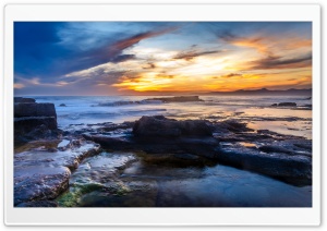 Mediterranean Sea Rocky Shore Ultra HD Wallpaper for 4K UHD Widescreen desktop, tablet & smartphone