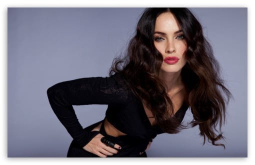 Megan Fox Black Dress UltraHD Wallpaper for UHD 16:9 ; HD 16:9 ; UltraWide 21:9 24:10 ; Widescreen 16:10 ; Fullscreen 3:2 ; Tablet 1:1 ;