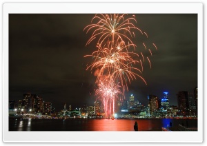 Melbourne Fireworks Ultra HD Wallpaper for 4K UHD Widescreen desktop, tablet & smartphone
