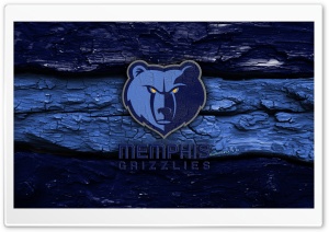 Memphis Grizzlies Wooden Logo 4K UHD Wallpaper for Widescreen and UltraWide Desktop, UltraHD TV, Smartphone, Tablet