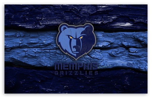 Memphis Grizzlies Wooden Logo UltraHD Wallpaper for Widescreen 16:10 ;