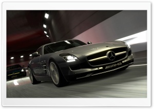 Mercedes Benz AMG SLS Gray Ultra HD Wallpaper for 4K UHD Widescreen desktop, tablet & smartphone
