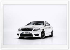 Mercedes Benz C63 AMG White Ultra HD Wallpaper for 4K UHD Widescreen desktop, tablet & smartphone