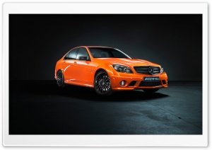 Mercedes Benz C63 Orange Ultra HD Wallpaper for 4K UHD Widescreen desktop, tablet & smartphone