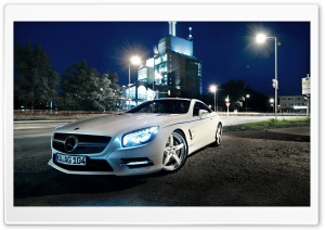 Mercedes Benz SL500, Night Ultra HD Wallpaper for 4K UHD Widescreen desktop, tablet & smartphone