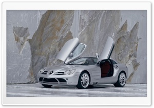 Mercedes Benz SLR McLaren Doors Open Ultra HD Wallpaper for 4K UHD Widescreen desktop, tablet & smartphone