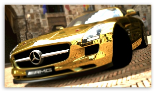 Mercedes Benz SLS AMG Gold UltraHD Wallpaper for 8K UHD TV 16:9 Ultra High Definition 2160p 1440p 1080p 900p 720p ; UHD 16:9 2160p 1440p 1080p 900p 720p ; Mobile 16:9 - 2160p 1440p 1080p 900p 720p ;