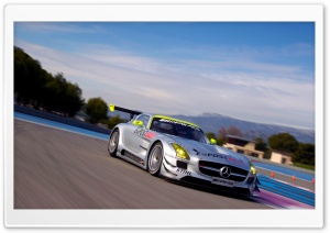 Mercedes Benz SLS Amg GT3 On Track Ultra HD Wallpaper for 4K UHD Widescreen desktop, tablet & smartphone