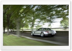 Mercedes Benz SLS AMG Rear View Ultra HD Wallpaper for 4K UHD Widescreen desktop, tablet & smartphone
