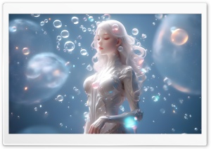 Mermaid, Underwater, Fantasy Art Ultra HD Wallpaper for 4K UHD Widescreen desktop, tablet & smartphone