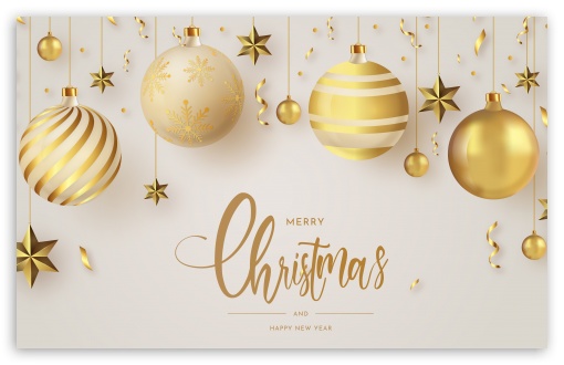 Merry Christmas and Happy New Year UltraHD Wallpaper for UHD 16:9 ; HD 16:9 ; UltraWide 21:9 24:10 ; Widescreen 16:10 5:3 ; Fullscreen 4:3 5:4 3:2 ;