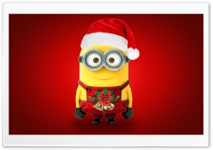 Merry Christmas Minions Ultra HD Wallpaper for 4K UHD Widescreen desktop, tablet & smartphone