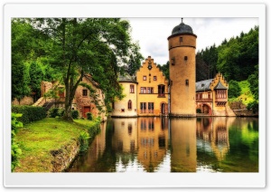 Mespelbrunn Castle, Germany Ultra HD Wallpaper for 4K UHD Widescreen desktop, tablet & smartphone