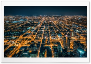 Metropolis at Night Ultra HD Wallpaper for 4K UHD Widescreen desktop, tablet & smartphone
