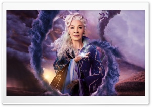 Michelle Yeoh as Madame Morrible, Wicked For Good 2025 Movie 4K UHD Wallpaper for Widescreen and UltraWide Desktop, UltraHD TV, Smartphone, Tablet