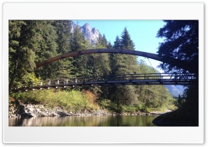 Middle Fork Snoqualmie River Bridge Ultra HD Wallpaper for 4K UHD Widescreen desktop, tablet & smartphone