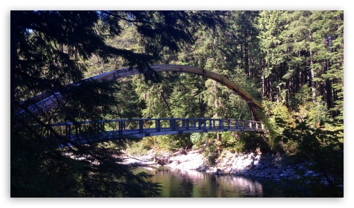 Middle Fork Snoqualmie River Bridge 2 UltraHD Wallpaper for 8K UHD TV 16:9 Ultra High Definition 2160p 1440p 1080p 900p 720p ;