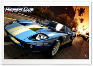 Midnight Club Los Angeles Ford GT Ultra HD Wallpaper for 4K UHD Widescreen desktop, tablet & smartphone