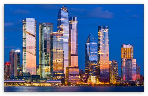 Midtown Manhattan Skyscrapers New York City UltraHD Wallpaper for UHD 16:9 ; HD 16:9 ; UltraWide 21:9 24:10 32:9 32:10 ; Widescreen 16:10 ; Tablet 1:1 ; Mobile 9:16 9:19.5 9:20 9:21 9:22 ; Dual 16:10 16:9 ;