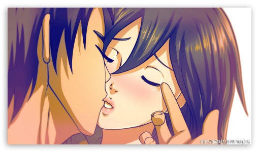 fairy tail wendy and romeo kiss