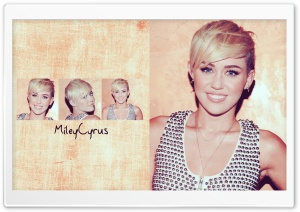 Miley Cyrus New Haircut Ultra HD Wallpaper for 4K UHD Widescreen desktop, tablet & smartphone