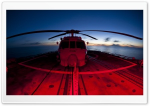 Military Helicopters Red And Blue Ultra HD Wallpaper for 4K UHD Widescreen desktop, tablet & smartphone