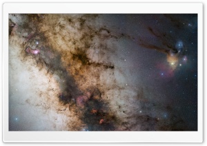 Milky Way Fragment Ultra HD Wallpaper for 4K UHD Widescreen desktop, tablet & smartphone