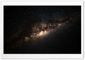 Milky Way Galactic Core Across the Night Sky 4K UHD Wallpaper for Widescreen and UltraWide Desktop, UltraHD TV, Smartphone, Tablet