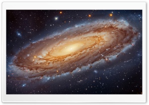 Milky Way Galaxy, Space, Digital Art 4K UHD Wallpaper for Widescreen and UltraWide Desktop, UltraHD TV, Smartphone, Tablet