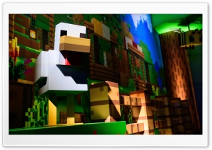 Minecraft Duck 4K UHD Wallpaper for Widescreen and UltraWide Desktop, UltraHD TV, Smartphone, Tablet